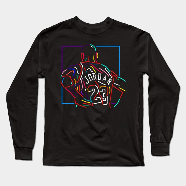 Jordan Long Sleeve T-Shirt by VanOrtonDesign